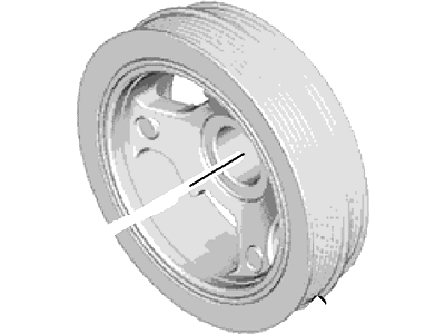 Lincoln DS7Z-6312-B Pulley - Crankshaft