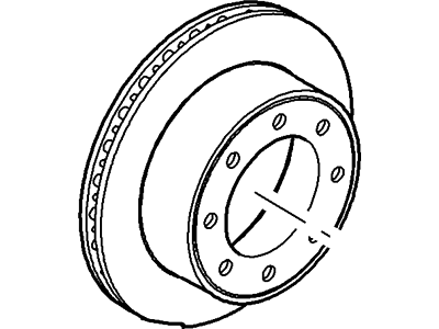 2005 Ford E-350 Super Duty Brake Disc - XC2Z-2C026-BB