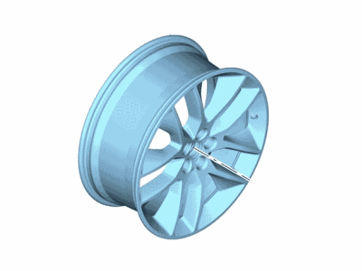 Ford GT4Z-1007-B Wheel Assy