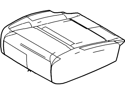 Ford 6L2Z-7863804-PAB Cover Assy - Rear Seat Cushion
