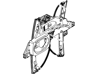 Ford 7L1Z-7823200-B Regulator Assembly, Passenger Side