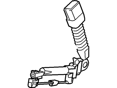 Ford 4L1Z-7861202-AAA Buckle Assembly - Seat Belt, Passenger Side