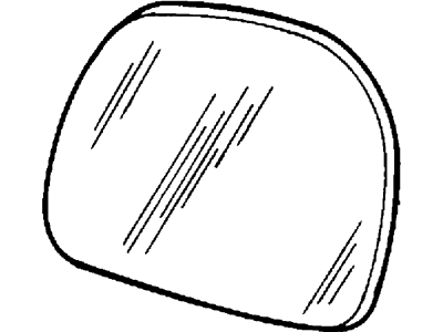 Ford F81Z-17K707-BB Glass Assy - Rear View Outer Mirror