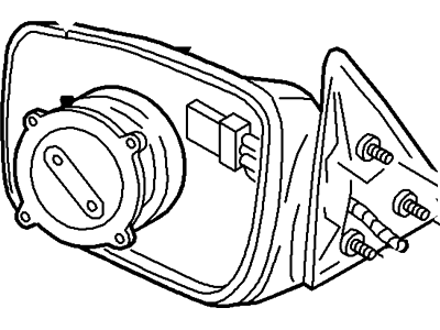 Lincoln Mirror Actuator - F7LZ-17D696-BA