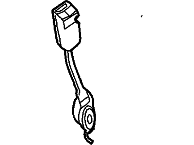 Ford 4L1Z-7860045-AAB Buckle Assembly - Seat Belt, Center