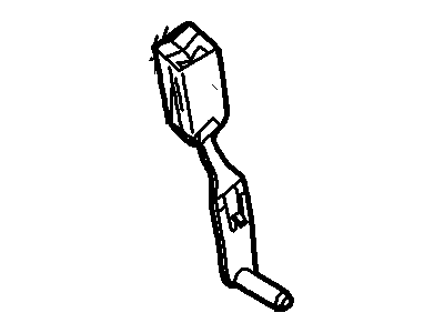 Ford 2L1Z-78613D98-AAC Buckle Assembly - Seat Belt