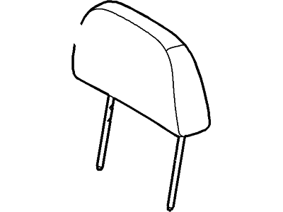 Lincoln BA1Z-78611A08-AJ Head Rest Assy