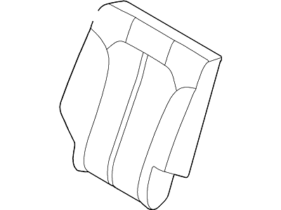 Lincoln DA1Z-7866601-AD Cover Assy - Rear Seat Back