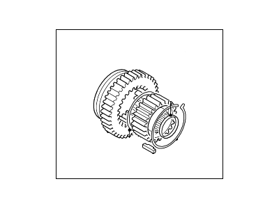 Ford YS4Z-7124-AC Synchronizer Assembly - 3Rd And 4Th Spd