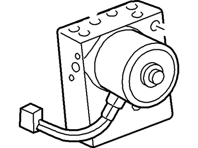 Lincoln LS ABS Control Module - 6W4Z-2C286-BA