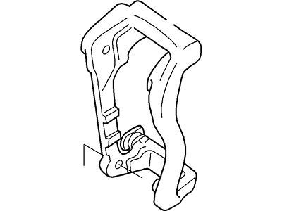 Lincoln 6W4Z-2B135-AA Caliper Support