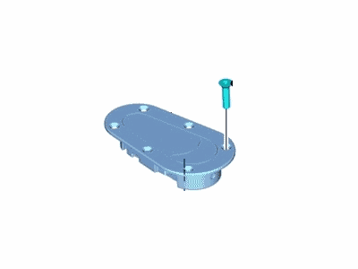 Ford HG7Z-6343400-A Handle - Tailgate HG7Z-6343400-A Ford Handle - Tailgate Illustration 1 of 1
