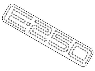 Ford E-250 Econoline Emblem - XC2Z-1542528-BA