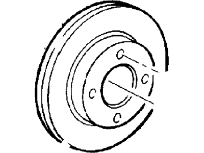 Ford YS4Z-1125-BA Disc - Brake