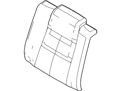 Ford 6R3Z-6366601-AA Cover Assy - Rear Seat Back
