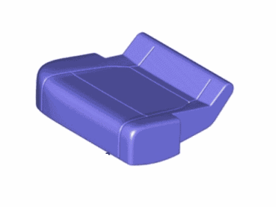 Ford KC3Z-2663804-AA Cover Assy - Rear Seat Cushion