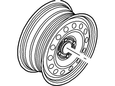 Ford 4S4Z-1007-AA Wheel Assy