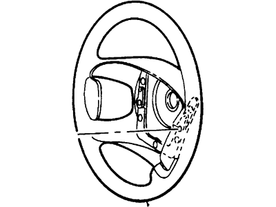 Mercury Mystique Steering Wheel - F7RZ3600CC