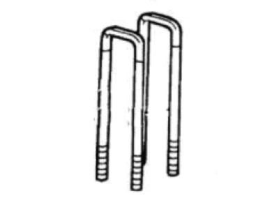 Ford F81Z-5455-A U-Bolt, Rear F81Z-5455-A Ford U-Bolt, Rear Illustration 1 of 1