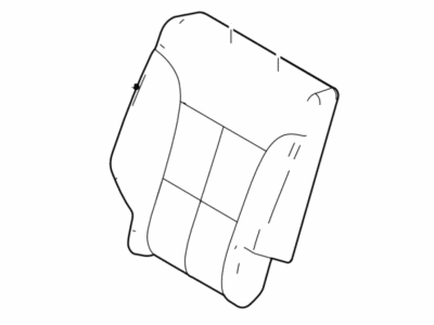 Ford 8A1Z-7866600-AH Cover Assembly - Rear Seat Back, Passenger Side