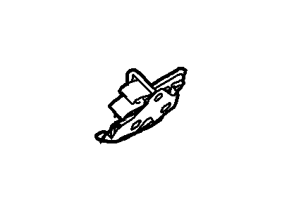 Ford 9E5Z-5443252-A Plate - Door Lock Striker 9E5Z-5443252-A Ford Plate - Door Lock Striker Illustration 1 of 1