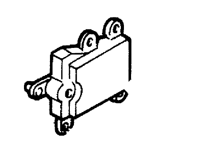 Mercury Blend Door Actuator - XF5Z-19E616-AA