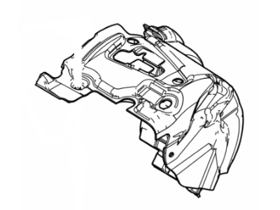 Mercury 5F9Z-7A434-AA Shield