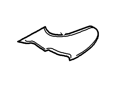Ford YS4Z-54613C47-BAE Cover - Seat Belt Retractor