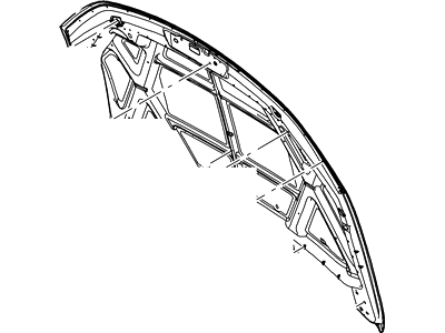 Ford 9E5Z-16612-A Hood Assy
