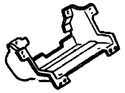 Ford F7CZ-54044A76-AE Passenger Air Bag Case