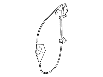 Mercury Mystique Window Regulator - F5RZ5427001A