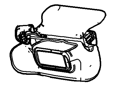 Lincoln 9L7Z-7804105-AB Visor Assy - Sun