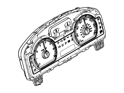 Lincoln 8A5Z-10849-D Instrument Cluster