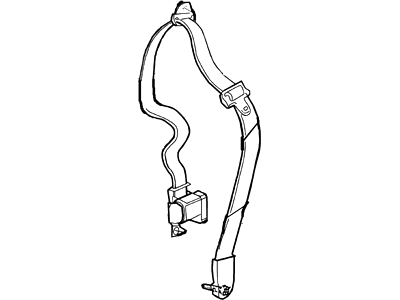 Ford F87Z-10611B09-AAB Seat Belt Assembly, Driver Side