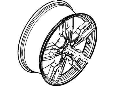 Lincoln BT4Z-1007-DCP Wheel Assy