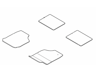 Lincoln 7H6Z-5413300-AA Kit - Floor Contour Mat