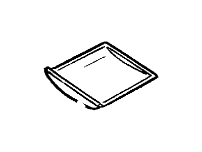 Ford XF2Z-16046B46-AA Mat - Rubber - Instrument Panel