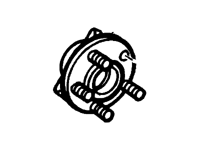 Ford 1F1Z-1104-AA Hub Assembly - Wheel, Rear