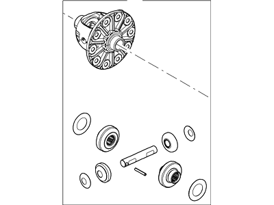 5L8Z-4026-BA Ford Differential Assembly Illustration 1 of 1