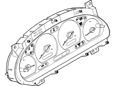 Mercury Villager Instrument Cluster - XF5Z-10849-AA