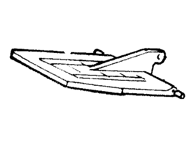 Ford F2UZ-19A760-A Grille - Heater Inlet              