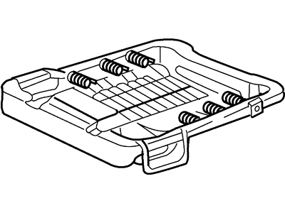 Ford XF2Z1663100AA Seat Frame