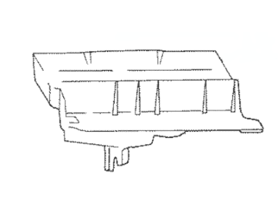 Ford F68Z10732A Battery Tray
