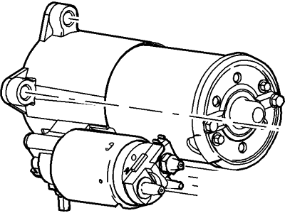 Ford 6L3Z-11002-AA Starter Motor Assembly 6L3Z-11002-AA Ford Starter Motor Assembly Illustration 1 of 1