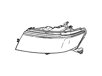 Lincoln 6H6Z-13008-DB Headlamp Assy