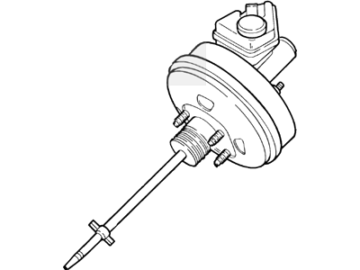 Ford F7RZ-2005-AA Brake Booster, Driver Side