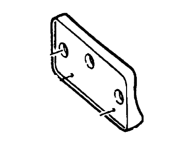 Ford F7RY-17A385-AA License Bracket, Front