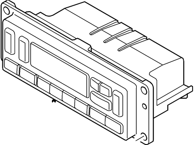 Ford 6L1Z-19980-BA Dash Control Unit