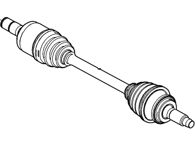 Mercury BE5Z-3B414-A Joint And Stub Shaft Assy