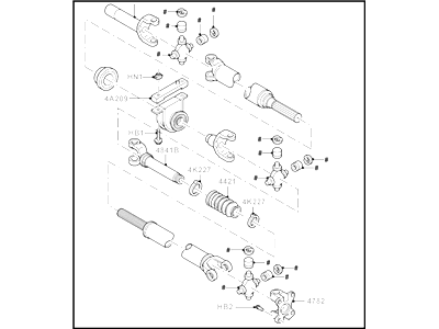Lincoln 7L3Z-4R602-J Drive Shaft